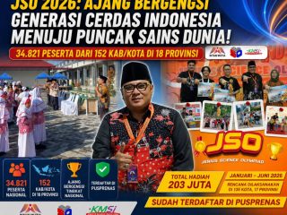 Puluhan Ribu Siswa Bersatu Ikuti Olimpiade JSO 2026, Menuju Prestasi Nasional