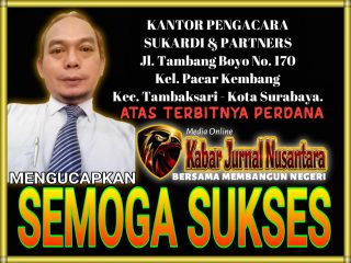 UCAPAN KANTOR PENGACARA dan PARTNERS