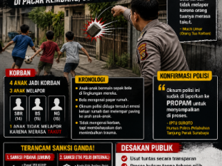 Diduga Aniaya Anak, Oknum Polisi di Surabaya Disorot: Publik Desak Proses Hukum Transparan dan Tegas