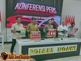 Satreskoba Polres Ngawi  Gercep Sita Ratusan Gram  Barang Haram