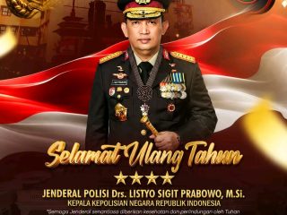 Ketua KAKI Jatim Ucapkan Selamat Ulang Tahun Ke-57 Kapolri Jenderal Listyo Sigit Prabowo Semoga Selalu Sehat Sukses Berkah Umur