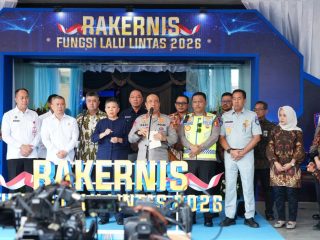 Buka Rakernis Korlantas 2026, Wakapolri Tekankan Smart Policing dan Pelayanan Humanis