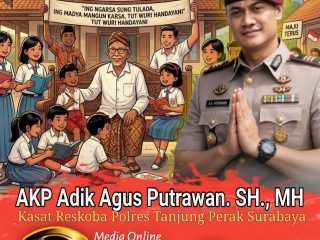 Pesan dan Salam Satreskoba Polres Tanjung Perak Surabaya di HARDIKNAS 2026