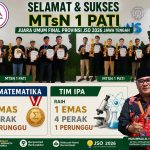 Prestasi Membanggakan, MTsN 1 Pati Puncaki JSO Jawa Tengah 2026