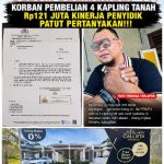 Beli 4 Kapling Tanah, Uang Rp121 Juta Raib, Korban Mengaku Hanya Diberi Janji Manis Terduga Terlapor, dan 11 Bulan Penanganan Kasus di Polresta Sidoarjo Disorot Publik???