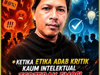 Ketika Adap Kritik Kaum Intelektual Terjebak Emosi Tak Tentu Arah???, Demokrasi Cerdas dan Logika Akal Sehat Menghilang!!!