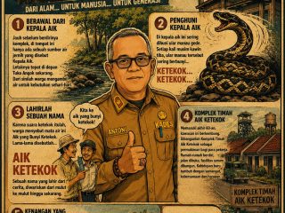 Dibalik Komplek Timah ada Kisah Nama Aik Ketekok di Permukiman Bersejarah di Jantung Pulau Belitung