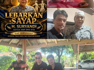 Lebarkan Sayap, H. Suryandi Ketua AMP DPD NTB Siap Bersinergi Advokasi, Fokus Sosial dan Persatuan Budaya
