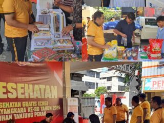 BRAVO" Semarak HUT ke-80 Bhayangkara, Polres Pelabuhan Tanjung Perak Gelar Bakti Kesehatan dan Bazar Murah