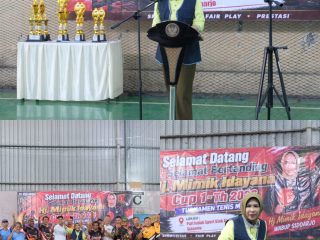 Wakil Bupati Sidoarjo Buka Turnamen Tenis Meja Piala Hj.Mimik Idayana Cup 1 Tahun 2026