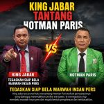 KING JABAR Tantang Hotman Paris ke Meja Hijau, Tegaskan Siap Bela Marwah Insan Pers