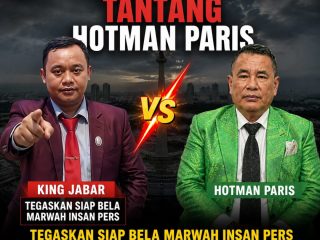 KING JABAR Tantang Hotman Paris ke Meja Hijau, Tegaskan Siap Bela Marwah Insan Pers