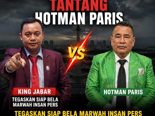 KING JABAR Tantang Hotman Paris ke Meja Hijau, Tegaskan Siap Bela Marwah Insan Pers
