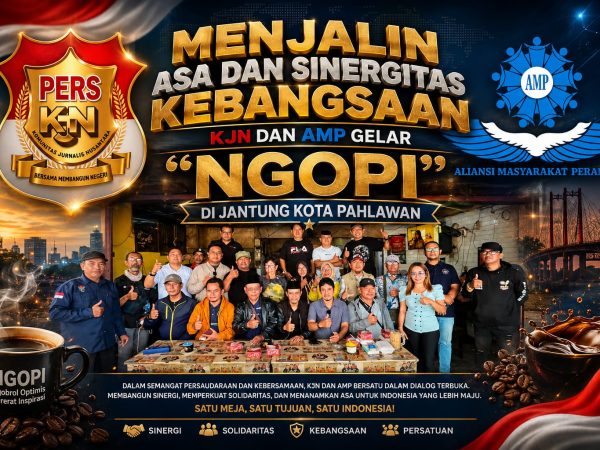 Menjalin Asa dan Sinergitas Kebangsaan, KJN dan AMP Gelar "NGOPI" di Jantung Kota Pahlawan