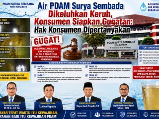 Soroti Kualitas Air PDAM, Konsumen : Jangan Hanya Tagih Denda, Penuhi Hak Kami!!!