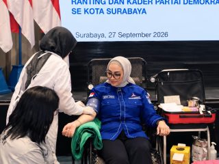 Bukan Sekadar Perayaan, HUT ke-25 Demokrat Surabaya Berakhir dengan Gerakan Donor Darah