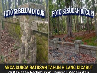 "Jejak Sejarah Kediri Kembali Terkikis, Arca Durga Ratusan Tahun Hilang Dicabut dari Situsnya", Kini Jadi Atensi Prioritas OK dan APH