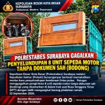 Siasat Truk Pindahan Asal NTT Gagal, Polsek Gununganyar Bongkar Penyelundupan Motor Bodong