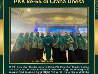 Cantik dan Kompak, Intip Serunya Kader PKK Gundih Saat Bernostalgia di HKG PKK ke-54