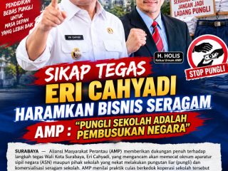 Sikap Tegas Eri Cahyadi Haramkan Bisnis Seragam, AMP : "Pungli Sekolah Adalah Pembusukan Negara"