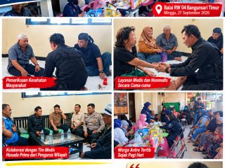 BRAVO" Saat Polisi dan Tenaga Medis Jemput Bola di Balai RW Bangunsari Timur