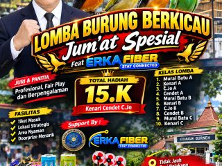 AMP DPC Bangkalan Obral Doorprize dan Hadiah Menarik, Lomba Burung Berkicau 'Jum’at Spesial' Siap Manjakan Para Kicau Mania Bangkalan