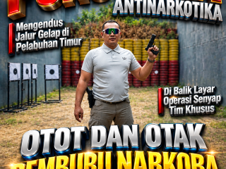 PUNGGAWA ANTINARKOTIKA, Otot dan Otak Pemburu Narkoba di Gerbang Tanjung Perak
