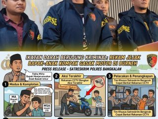 Ikatan Darah Berujung Kriminal, Rekam Jejak Bapak-Anak yang Kompak Gasak Motor di Burneh