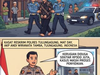 Kades Kedungwaru Tulungagung Ditahan Polisi Terkait Dugaan Korupsi Dana Desa Rp300 Juta