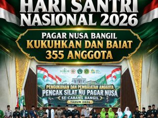 Sambut Hari Santri Nasional 2026, Pagar Nusa Cabang Bangil Kukuhkan dan Baiat 355 Anggota