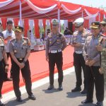 Kapolres Probolinggo Hadiri Uji Coba Landing dan Take Off Pesawat Tempur TNI AU di Tol Paspro