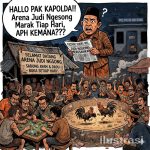 Hallo Pak Kapolda" Marak Arena Judi Dadu dan Sabung Ayam Ngesong Beroperasi Tiap Hari, APH Kemana Ya???