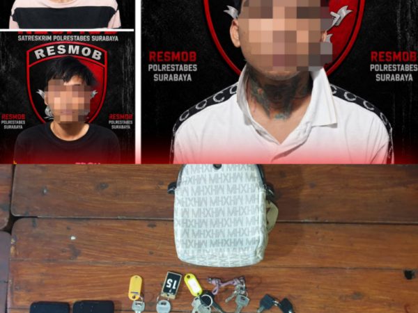 Lawan Petugas saat Ditangkap, Tiga Residivis Curanmor Surabaya di Dor Timah Panas