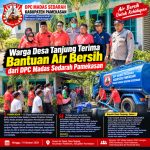 "Setetes Asa di Tanah Garam", DPC Madas Sedarah Pamekasan Beri Bantuan Air Bersih di Desa Tanjung