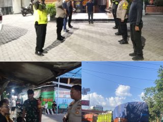 POLSEK KREMBANGAN DUKUNG RUANG PUBLIK AMAN DAN POLSEK TANGGUH LEWAT PATROLI 24 JAM HINGGA SUBUH KELILING