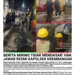 Kapolsek Krembangan Bantah Abaikan Laporan 110 dan Tekan Media