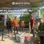 Kekeringan di Gresik, GMPI dan MWC NU Pasok Air Bersih ke Desa Mojowuku